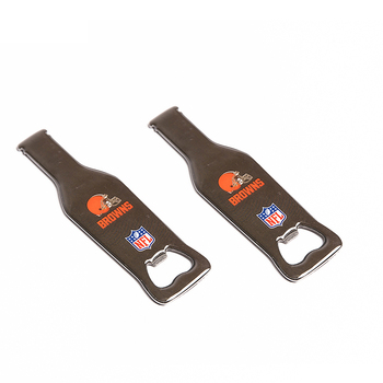 2PK NFL Cleveland Browns 10cm Beer/Soda Bottle Cap Opener