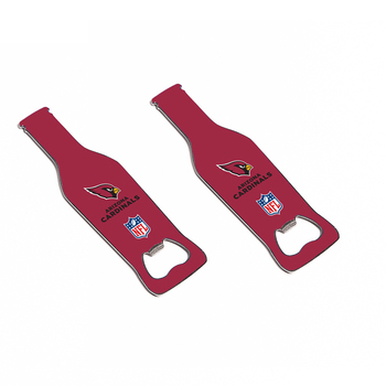 2PK NFL Arizona Cardinals 10cm Beer/Soda Bottle Cap Opener