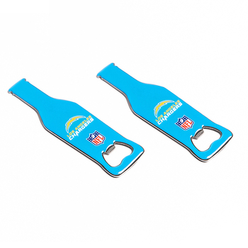 2PK NFL Los Angeles Chargers 10cm Beer/Soda Bottle Cap Opener