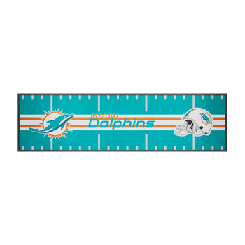 NFL Miami Dolphins Bar Runner Counter Top Mat 89x24cm