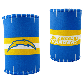 2PK NFL Los Angeles Chargers 11.5cm Stubby Can/Bottle Beverage Holder
