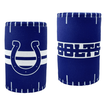 2PK NFL Indianapolis Colts 11.5cm Stubby Can/Bottle Beverage Holder