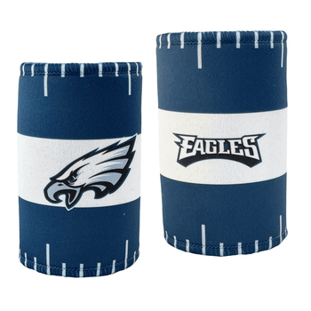 2PK NFL Philadelphia Eagles 11.5cm Stubby Can/Bottle Beverage Holder
