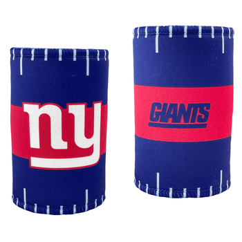 2PK NFL New York Giants 11.5cm Stubby Can/Bottle Beverage Holder