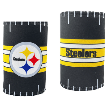 2PK NFL Pittsburgh Steelers 11.5cm Stubby Can/Bottle Beverage Holder