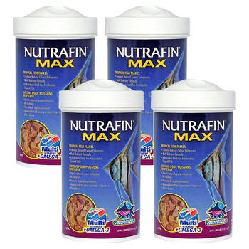 4PK Nutrafin Max Tropical Fish Flakes 77g