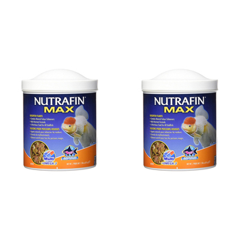 2PK Nutrafin Max Aquarium Mulit Nutrient Goldfish Flakes 215g