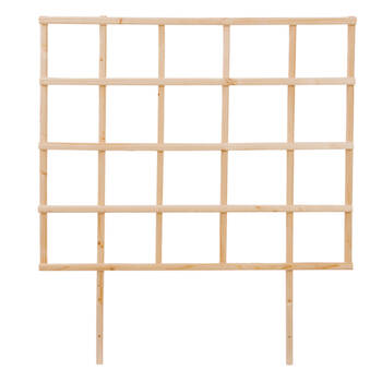 Esschert Design Garden Wooden Bed Plant Trellis Outdoor Decor 84.9cm Natural