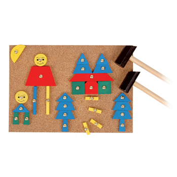 Kaper Kidz Tap A Shape With Hammer And Nails