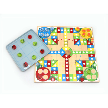 Kaper Kidz Tin Box Game - Ludo&Tictactoe
