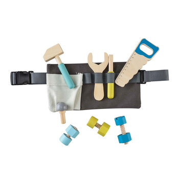 Kaper Kidz Wooden Tool Belt Playset