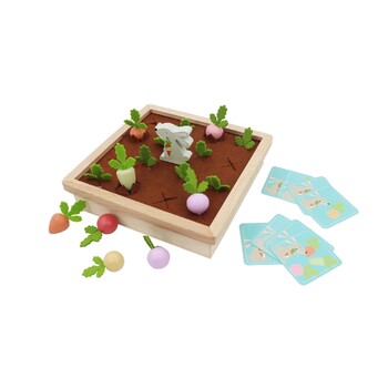 Kaper Kidz Wooden Radish Farm Memory Game