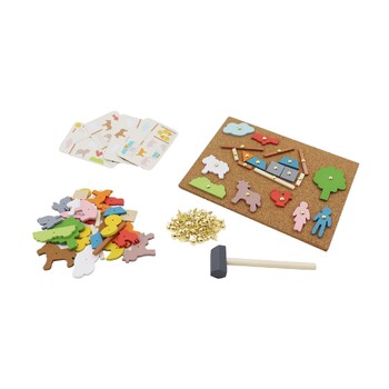 Kaper Kidz Farm Tap A Shape With Hammer Nails