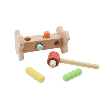 Kaper Kidz EcoPecker Hammer Bench Kids/Childrens Wooden Toy 12m+