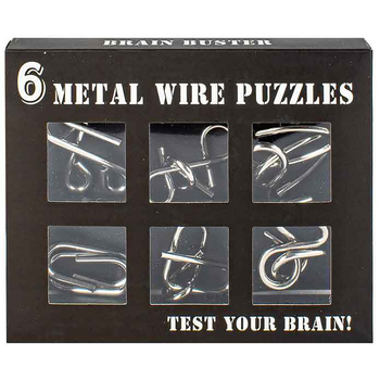 Metal Wire 6 Models 4.5mm Novelty Thinking All Ages Puzzle Game