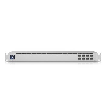 Ubiquiti UniFi 8-port 10G SFP+ Aggregation Switch, Layer 2 Switch, Fanless, 1U Rackmount