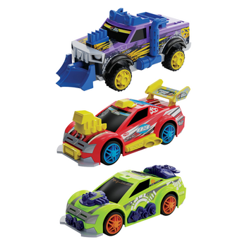 3PK Nikko Road Rippers 15cm Snap n Play What's In The Trunk Assorted 3y+