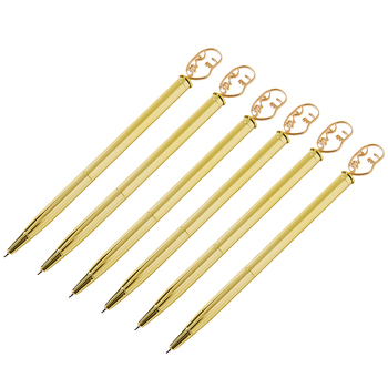 6x Pippa by Pilbeam Living 16cm Moon Phase Pen Face Topper - Gold