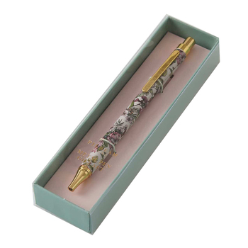 Pilbeam Living 14cm Writing Metal Pen w/ Gift Box - Flora