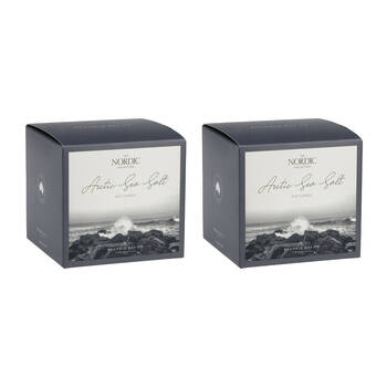 2PK Bramble Bay Nordic Arctic Sea Salt Candle Freesia Sandalwood & Lime 400g