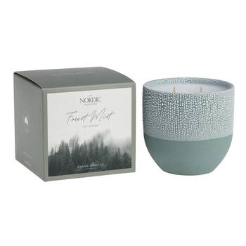 Bramble Bay Nordic Forest Mist Candle Lemongrass Floral Scents & Cedarwood 400g