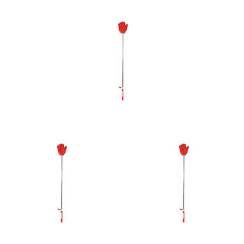 3PK Jemark Extendable Telescopic Foam Hand Pointer 73cm - Assorted