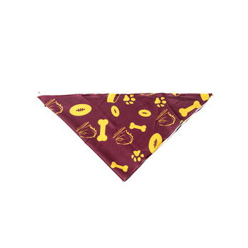 NRL Brisbane Broncos Pet Dog Bandana Neckerchief Accessory S