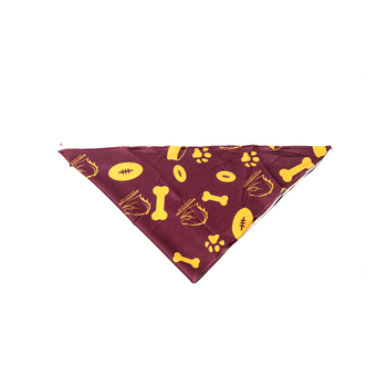 NRL Brisbane Broncos Pet Dog Bandana Neckerchief Accessory L