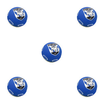 5PK NRL Canterbury Bulldogs NRL Super-High Bounce Ball 60mm - Blue