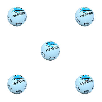 5PK NRL Cronulla Sharks NRL Super-High Bounce Ball 60mm - Blue
