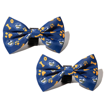 2PK NRL Parramatta Eels Pet Dog Neck Bowtie Accessory One Size