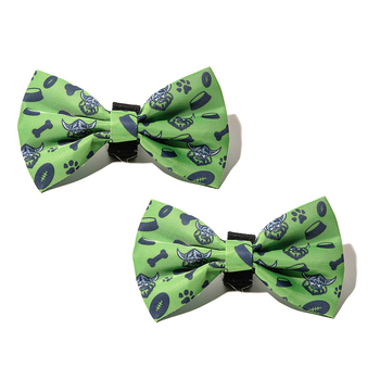 2PK NRL Canberra Raiders Pet Dog Neck Bowtie Accessory One Size