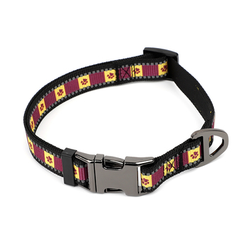 NRL Brisbane Broncos Pet/Dog Adjustable Nylon Collar