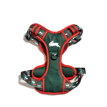 NRL South Sydney Rabbitohs Pet Dog Padded Harness Adjustable Vest XL