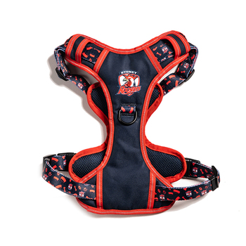 NRL Sydney Roosters Pet Dog Padded Harness Adjustable Vest XL