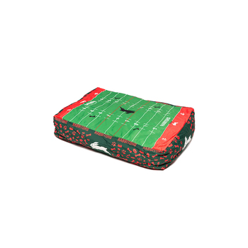 NRL South Sydney Rabbitohs 80x60cm Rectangle Pet Dog Bed