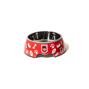 NRL St George Dragons Pet Pet Dog Water Drinking Food Bowl