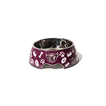 NRL Manly Sea Eagles Pet Pet Dog Water Drinking Food Bowl