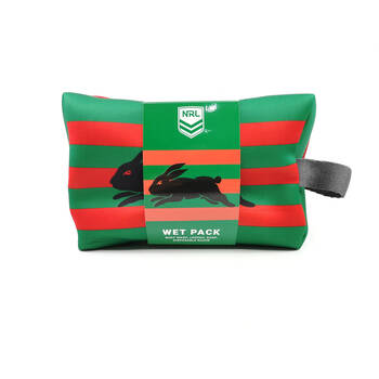 5pc NRL Rabbitohs Bag Body Wash/Disposable Razor/Loofa & Soap