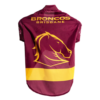 NRL Brisbane Broncos Pet Dog Sports Jersey Clothing S