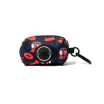 NRL Sydney Roosters Pet Dog Poop Bag Holder/Dispenser