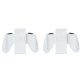 2PK PowerA Nintendo Switch Gaming Joy-Con Comfort Grip - White
