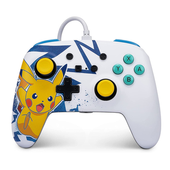 PowerA Enhanced Wired Controller For Nintendo Switch Pikachu Hi Voltage