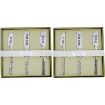 2x 3pc LVD Spreader Spread The Love Home Kitchen Serveware/Tableware