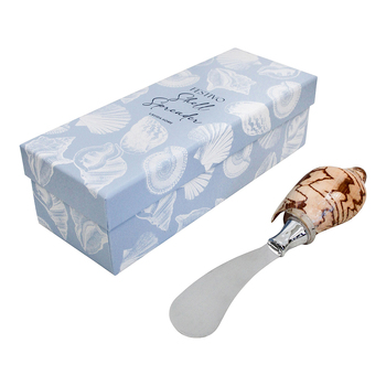 LVD Metal 17cm Shell Spreader Large Gift Boxed - Beige