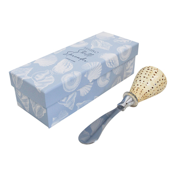 LVD Metal 17cm Shell II Spreader Large Gift Boxed - Beige
