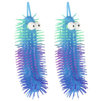 2PK Fumfings Novelty Large Puffer Caterpillars 20cm - Assorted