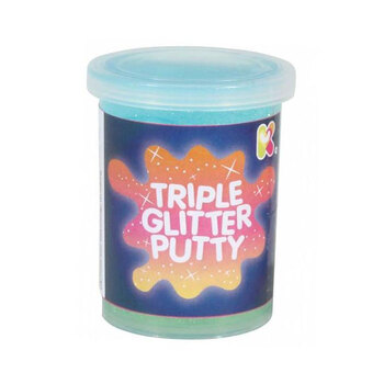 Fumfings Novelty Triple Glitter Putty 6cm - Assorted