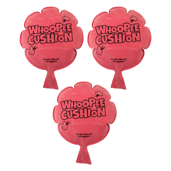 3PK Fumfings Novelty Whoopee Cushion Carded 20cm