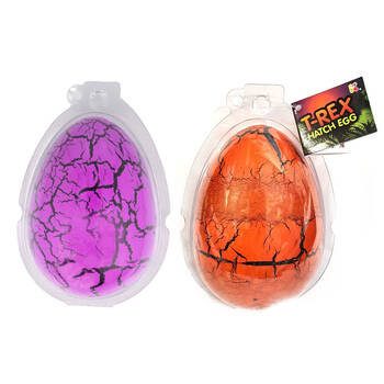 2pc Nurchums T-Rex & Stegosaurus Hatch Egg